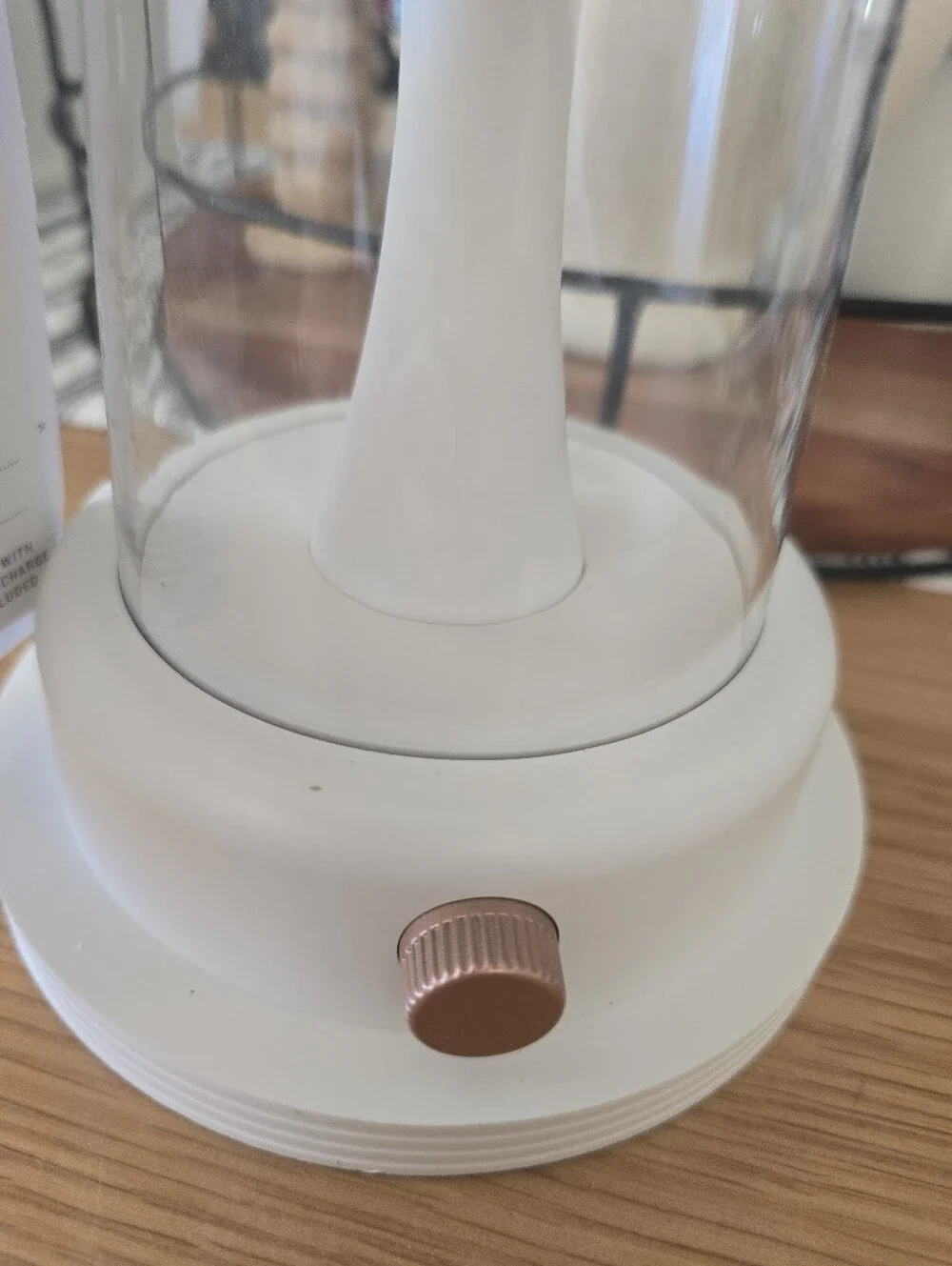 Hearth & Hand White Mushroom Lantern - Home Accents
